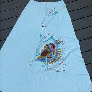 VTGE Southwest 1988 “AA Chiago The Hawk” Embroidered Textile Art by Grayce